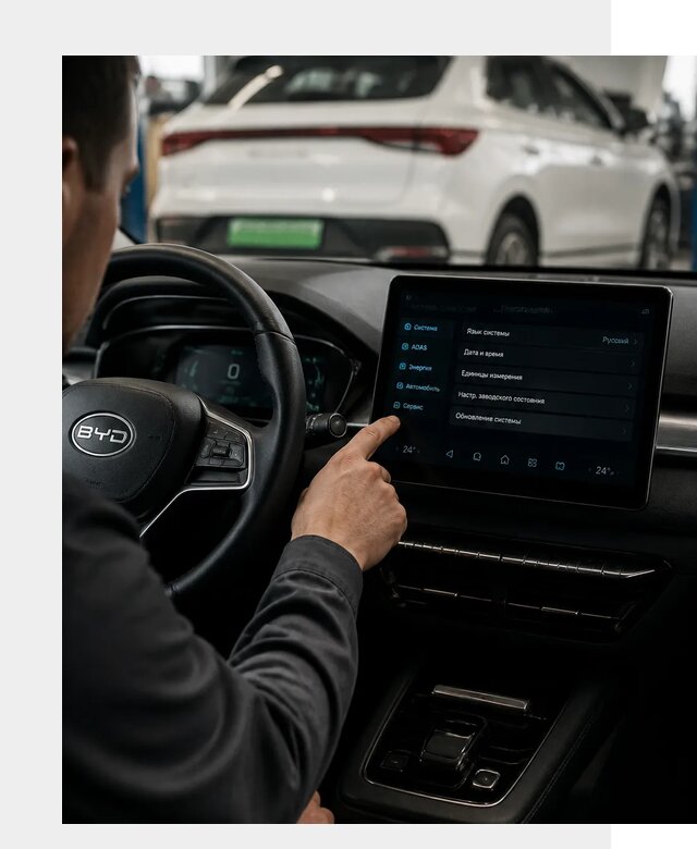 Русификация BYD E2 в Можге от 15091 р. | ФастМобиль-Мжг под ключ