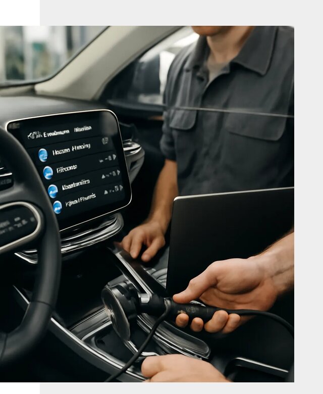 Установка приложений Geely для мультимедиа автомобиля в Можге